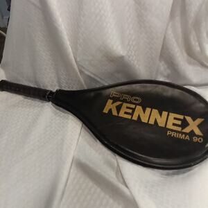 Pro Kennex Prima 90 Vintage Tennis Racket with Zipper Case Black Grip